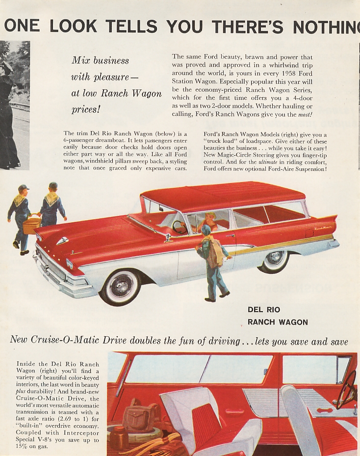 1958 Ford Wagons Foldout Page 5